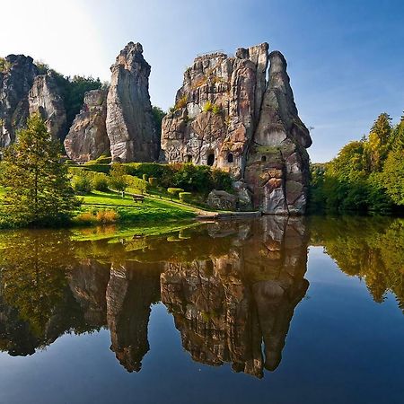 Weserwohnung - Bootshaus Urlaub Am Wasser ハーメルン エクステリア 写真